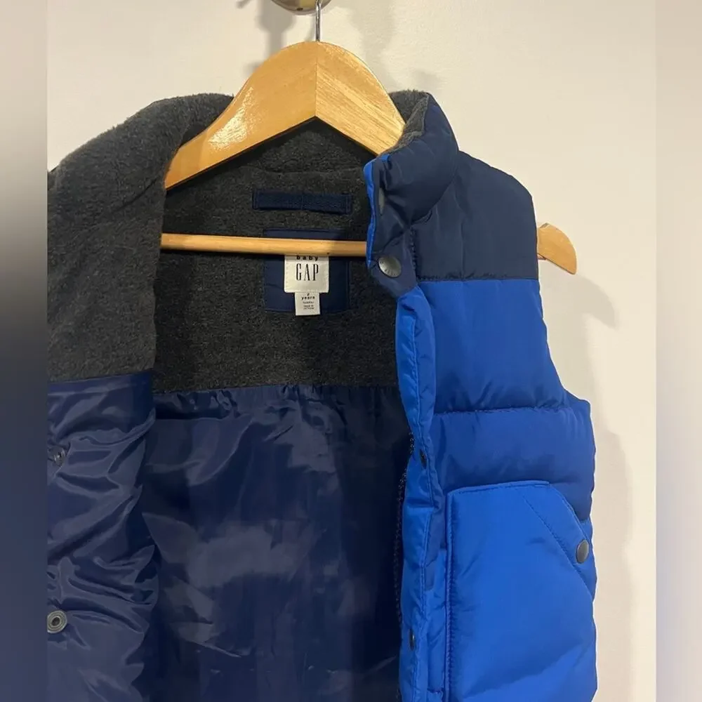 Baby GAP Blue Puffer Vest